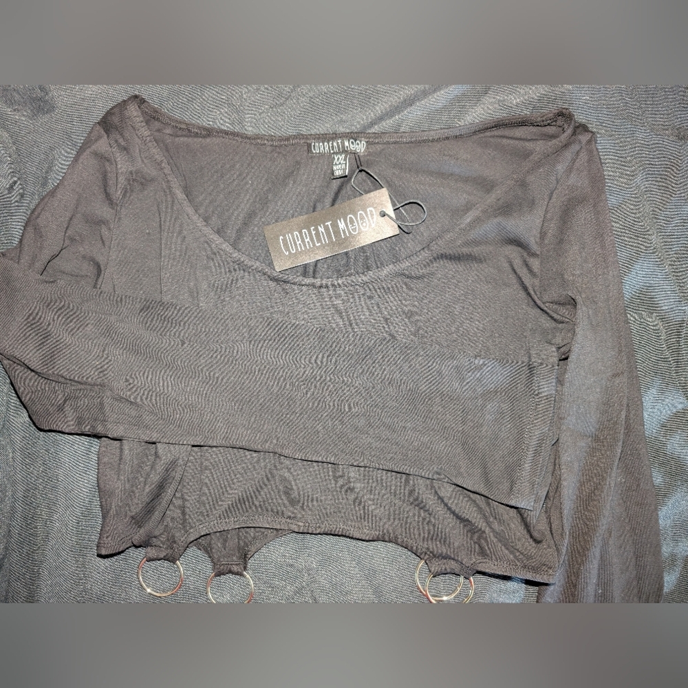 Dolls Kill Current Mood Crop Top